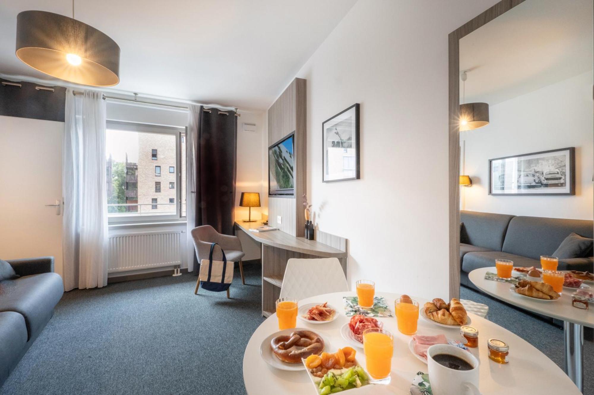 Nemea Appart Hotel Elypseo Strasbourg Port Exterior foto